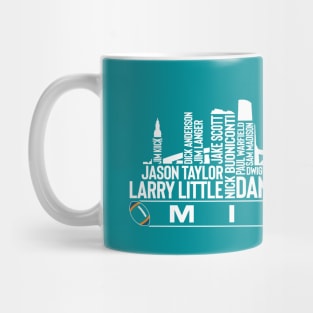 Miami Football Team All Time Legends, Miami City Skyline Mug